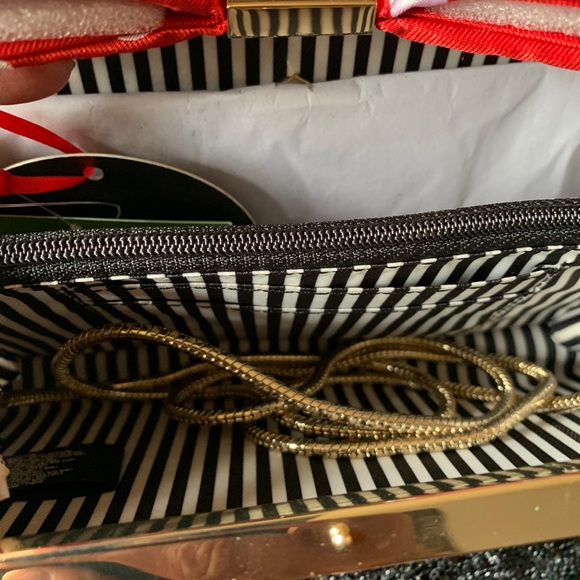 Auth. KATE SPADE Minnie Mousse glitter box Crosby - Picture 4 of 16